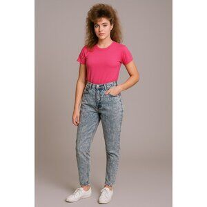 Vintage Rio by Stephen Mardon Acid Wash High Waist Jeans Junior Size 7 80s